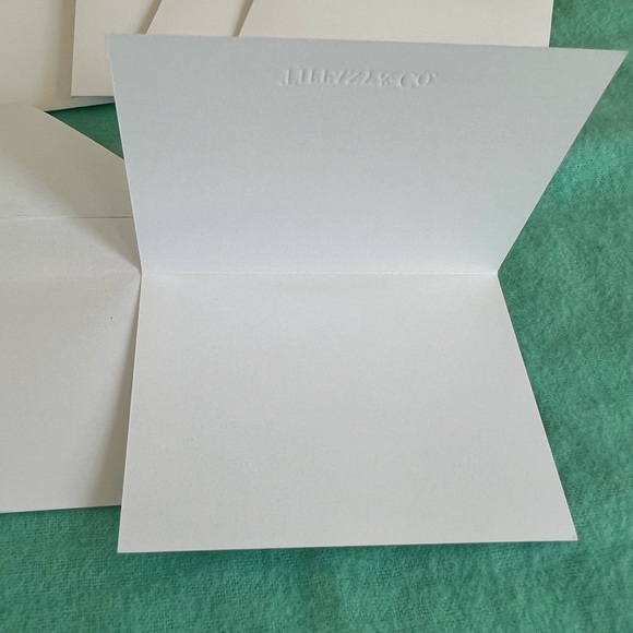 10 pc Authentic Tiffany & Co. gift card set - Picture 4 of 7